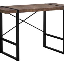 Computer Desk For Home Office, Laptop, Versatile Placement - Brown