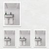 Bathroom Medicine Cabinet With Lights, LED Medicine Cabinet With Mirror, Lighted Medicine Cabinet With Defogger, Dimmer, Digital Clock & Temp Display, Surface Mount - Silver - Image 8