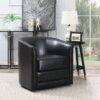 Little - Swivel Accent Chair - Black - Image 5