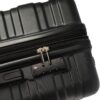 Hardshell Luggage Sets 3 Pieces Spinner Suitcase With Tsa Lock Lightweight 20" 24" 28" - Black - Image 14