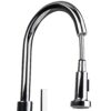 Maile - Laundry Cabinet With Pull-Out Faucet And Abs Sink - Pure White - Image 3