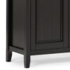 Amherst - Wide 4 Door Storage Cabinet - Hickory Brown - Image 9