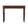 Turned Legs 3 Drawer Console - Brown - Image 5