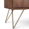 Hunter - TV Media Stand - Umber Brown Stain - Image 3