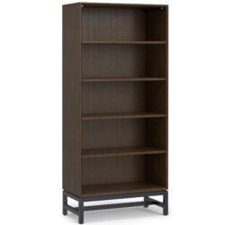 Banting - Mid Century Open Shelf Bookcase - Walnut Brown
