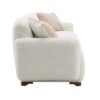 Darius - Boucle Sofa With 2 Toss Pillows - Beige - Image 3