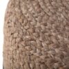 Lydia - Round Pouf - Navy / Natural - Image 6