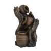 Decorative 3 Tier Water Fountain With Pot Design - Brown - Image 2