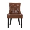 Cheney - Contemporary Dining Chair (Set of 2) With Tufted Design - Light Brown - Image 3
