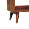 Boucle Nordic Storage Bench - Chestnut - Image 8