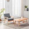 Bahamas - Coffee Table And Chair (Set of 2) - Gray - Image 5