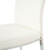 Modern Dining Chair (Set of 2) With Cloth Upholstery And Electroplated Metal Legs - White - Image 12