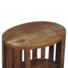 Ariella - Single Shelf Nightstand - Oak - Image 7