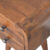 Extra Mini Curved Nightstand - Chestnut - Image 6