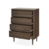 Farhart - Mid Century Modern 4 Drawer Dresser - Walnut - Image 2
