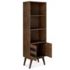 Clarkson - Bookcase With Storage - Rustic Natural Aged Brown - Image 2