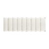 Bella - Upholstered Modern Accent Bench - Ivory White - Image 3