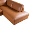 Glander - Sectional Right Sofa - Cognac - Image 3