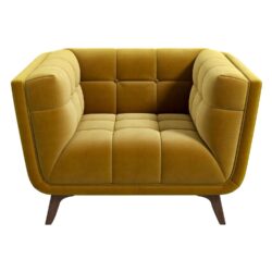 Addison - Mid-Century Modern Lounge Chair - Yellow