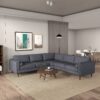 Amber - Sectional Corner Sofa - Gray - Image 5