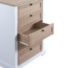Autumn - 5 Drawer Chest With Interlock Drawer Feature Drawer Slide And Interlock Pre-Assembly, Drawer Chest For Closet Tall Dressers For Bedroom Clothes Organizer Tool Easy Assembly - White Oak - Image 5