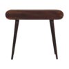 Curved Edge Console Table - Walnut - Image 2