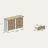 Autumn - Modern 6 Drawer Master Dresser With Interlock Drawer Feature Drawer Slide And Interlock Pre-Assembly, Wide Dressers For Bedroom 6 Deep Drawers For Closet Organizer Easy Assembly - White Oak - Image 8