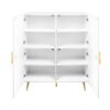 Gaines - High Gloss Accent Cabinet - White - Image 3
