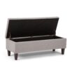 Monroe - Storage Ottoman - Cloud Gray - Image 3