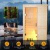 Single Person Spruce Far Infrared Sauna Hair - Natural - Image 3