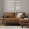 Morrison - Upholstered Sofa - Caramel Brown - Image 9