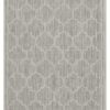 Sunshine - 2'7" X 7'3" Polypropylene Indoor, Outdoor Area Rug - Silver - Image 2
