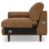 Morrison - Right Sectional Sofa - Caramel Brown - Image 6