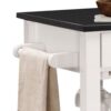Ottawa - Kitchen Cart - Black / White - Image 6