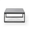 Dursley - Outdoor Aluminum V Shape Sofa Sectional - Beige / Gray - Image 7