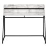 Computer Desk For Home Office, Laptop, Storage Shelves, Contemporary And Modern - White / Black - Image 2