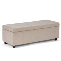 Castleford - Storage Ottoman - Natural
