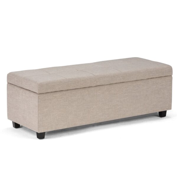 Castleford - Storage Ottoman - Natural