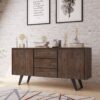 Lowry - Sideboard Buffet - Rustic Natural Aged Brown - Image 6