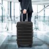 Set 3 Pieces 20" / 24" / 28" Abs Spinner Wheel Luggage, Matching Color, With Combination Lock - Black - Image 11