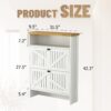 4 Layer Folding Shoe Cabinet With Metal Rounded Corners Convenient Shoe Storage - White - Image 3