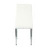 Modern Light Luxury Dining Chair (Set of 2) Upholstery With Electroplated Legs - White - Image 15