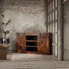 Farmhouse - Corner TV Stand For TVs Up To - Aged Whiskey - Image 8