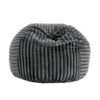 Sky Luxe - Minky Gunmetal Memory Foam Lounger - Gray - Image 2