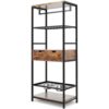 Dog Feeding Station, 3 Height Adjustable Raised Dog Bowls, Dog Feeder Station For Large Medium Dogs Cats, Dog Storage With Shelves - Black / Dark Brown - Image 12