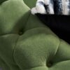 Chesterfield - Modern Tufted Velvet Living Room Sofa, 84.25''W Couch - Mint Green - Image 6