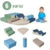 Soft Climb And Crawl Foam Playset 6 In 1, Soft Play Equipment Climb And Crawl Playground For Kids, Kids Crawling And Climbing Indoor Active Play Structure - Colorful - Image 5