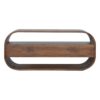 Curved Edge Media Unit With 2 Drawers - Chestnut - Image 9