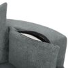 360° Swivel Chair Accent Barrel Chair Swivel Round Sofa Chair With 3 Removable Pillows For Living Room, Office And Hotel - Gray - Image 21