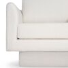 360° Modern Swivel Accent Chairs Round Armchair, Thick Padded Lounge Sofa Upholstered Comfy (Set of 2) - Cream - Image 8